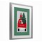 Stupell Industries Sleigh Truck with Christmas Phrases Framed Print Under Glass, design by Jilly Jack Designs